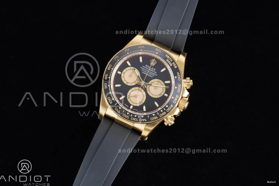 YG 1:1 V2 VSF Oysterflex Edition 126518 Best Dial (Weighted) Black Strap on Daytona VS4131 1205